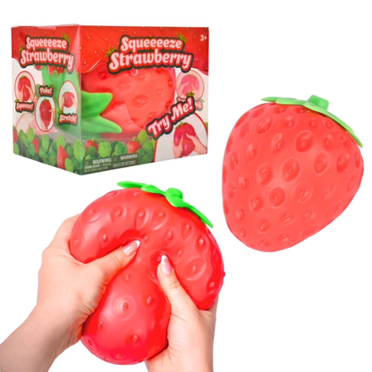 Jumbo Slow Rise Squishy Food Range Strawberry