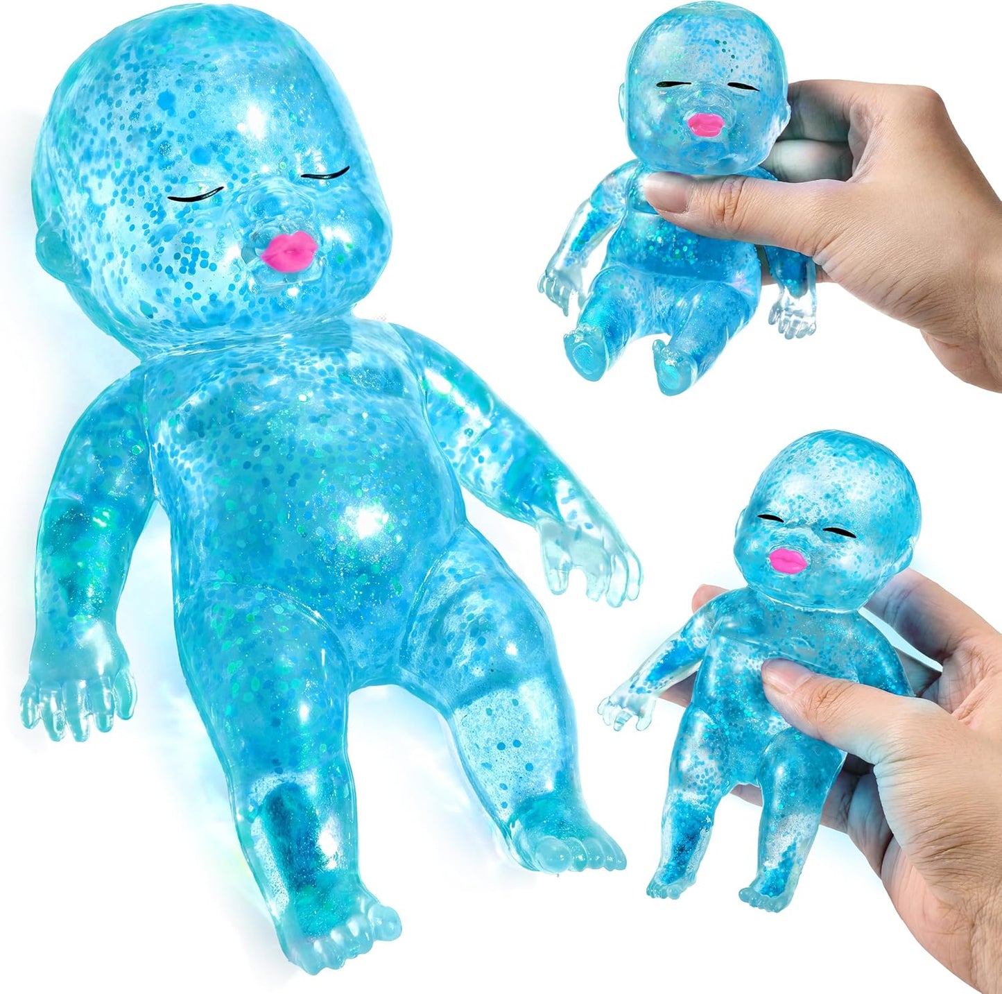 Squishy Glitter Maltose Gel Baby 14cm