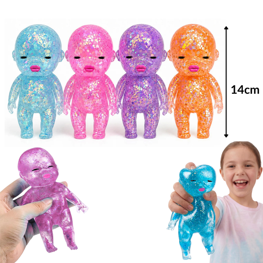 Squishy Glitter Maltose Gel Baby 14cm