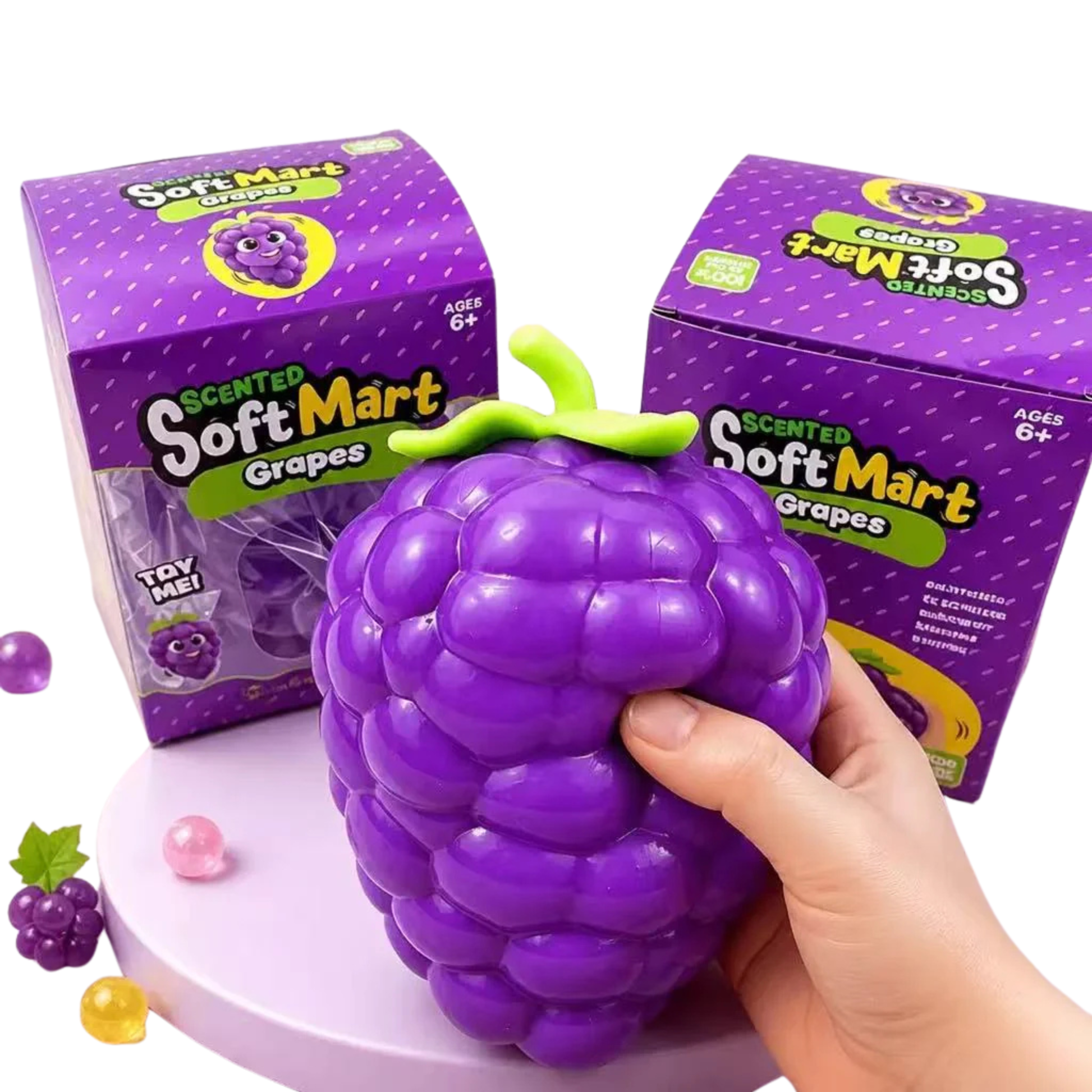 Jumbo Slow Rise Squishy Food Range Grapes