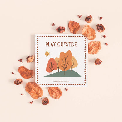 Creative Sprout 72 Routine Card Play Outside