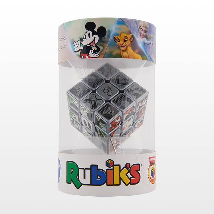 Rubiks Disney 100 Cube in packaging