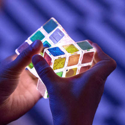 Rubiks Pulse Cube colours lit up