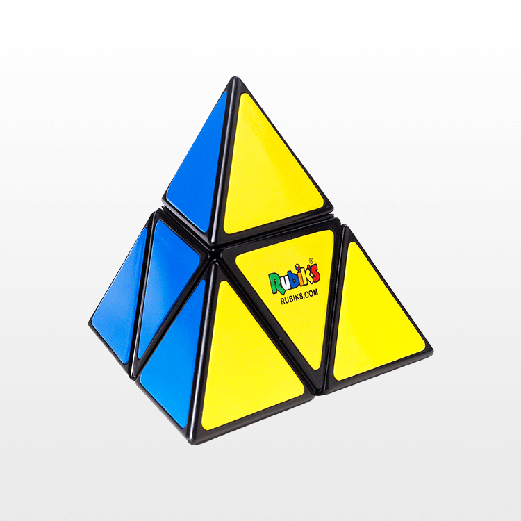 Rubiks Pyramid Puzzle solved