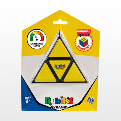 Rubiks Pyramid Puzzle in packaging