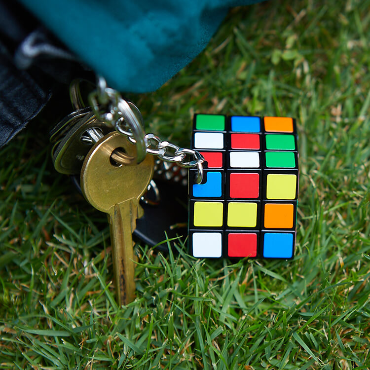 Rubik's Keychain Puzzle on keyring