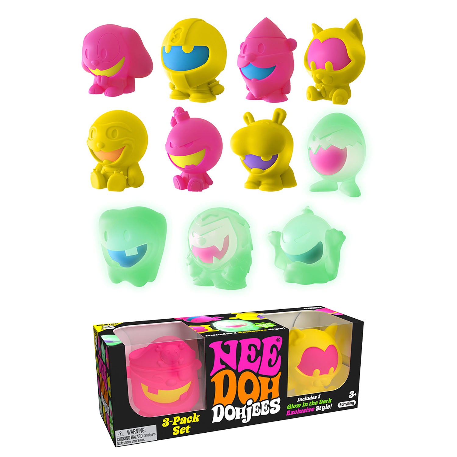 Dohjee 3 Squishies and colours