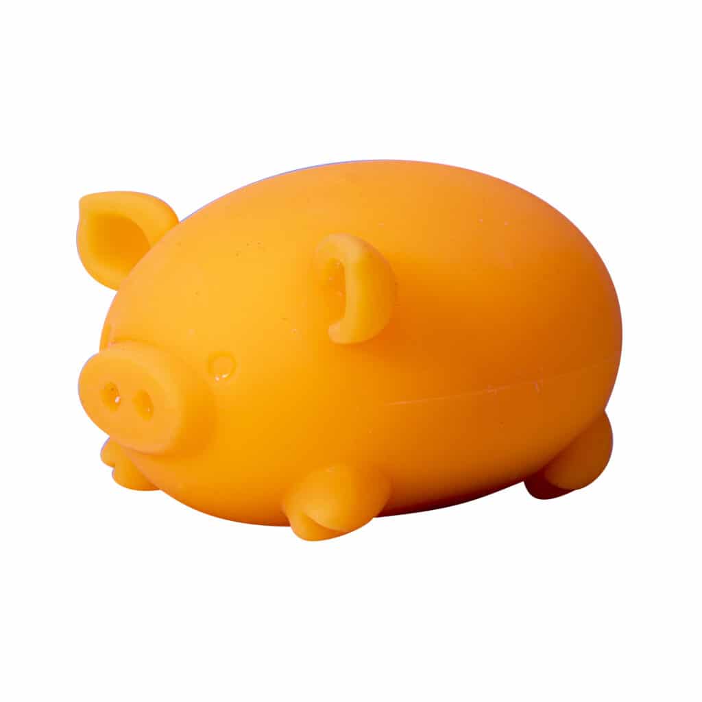 Nee Doh Dig It Pig Orange