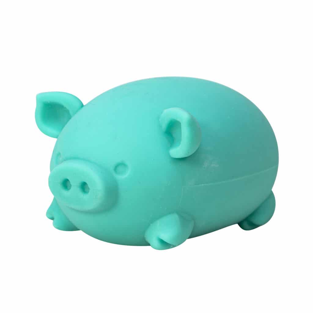 Nee Doh Dig It Pig Teal