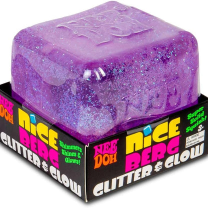 Glitter and Glow Nee Doh Nice Berg Purple
