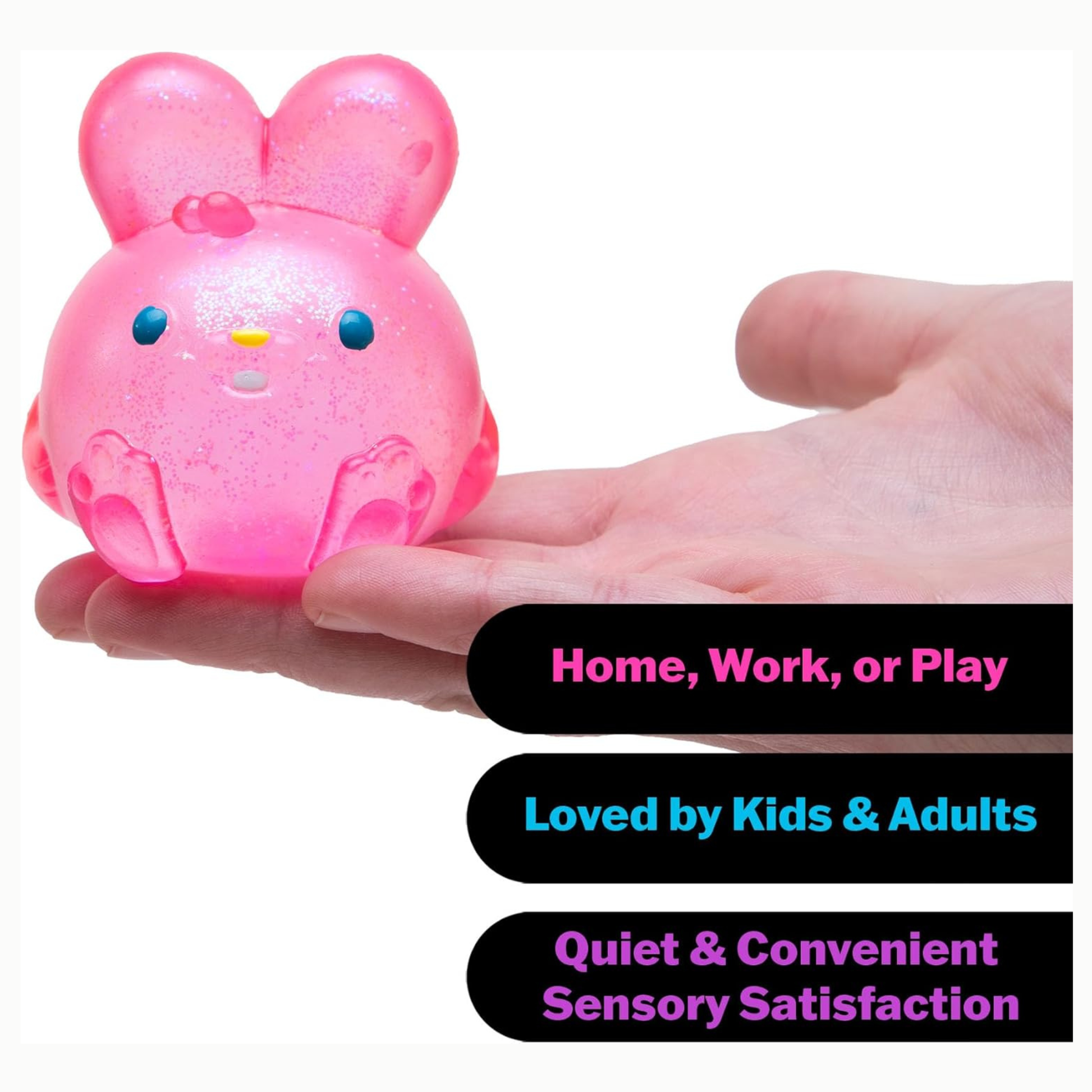 Jelly Hops Scented Squishy Bunny pink