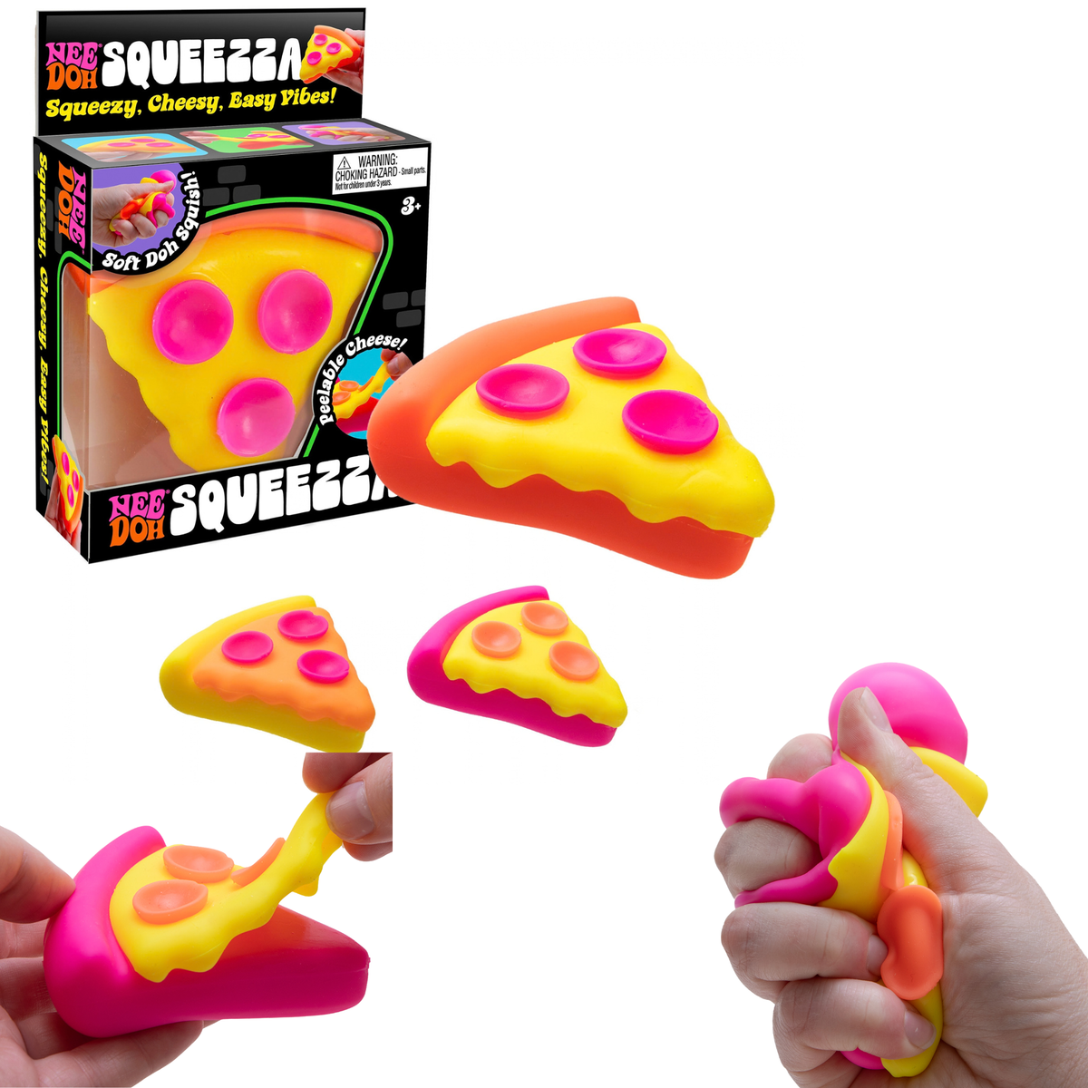 Squeezza Pizza Nee Doh Squishy Main image
