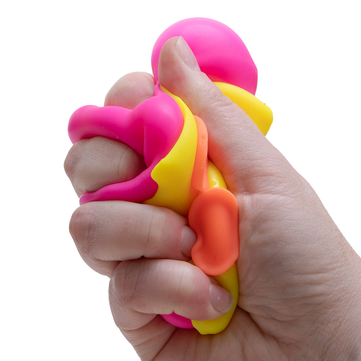 Squeezza Pizza Nee Doh Squishy being squished