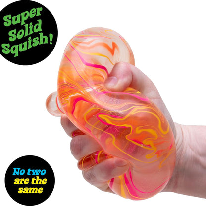 Nee doh Nice Berg Swirl Orange being squished