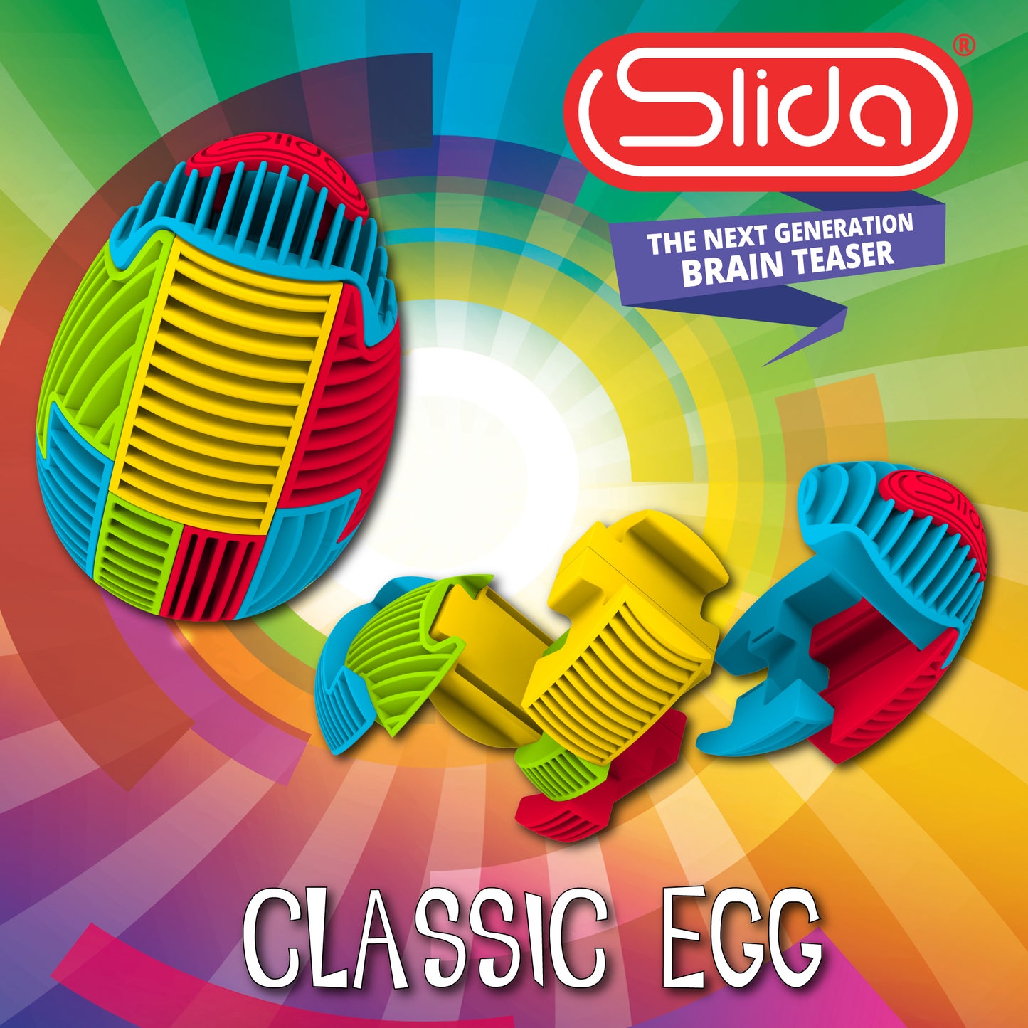 Slida Classic Egg 3D interlocking puzzle