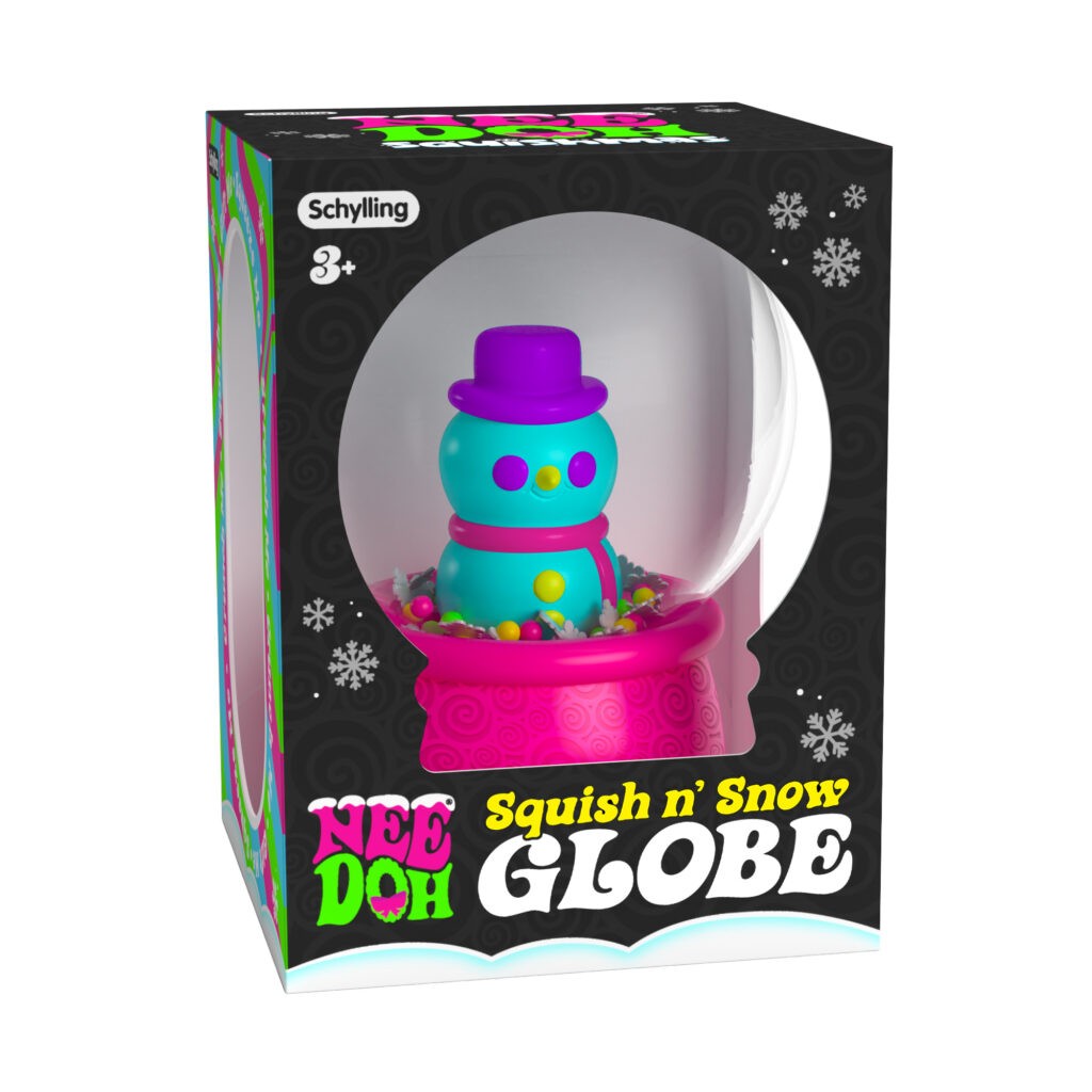 Nee Doh Squish n Snow Globe in box