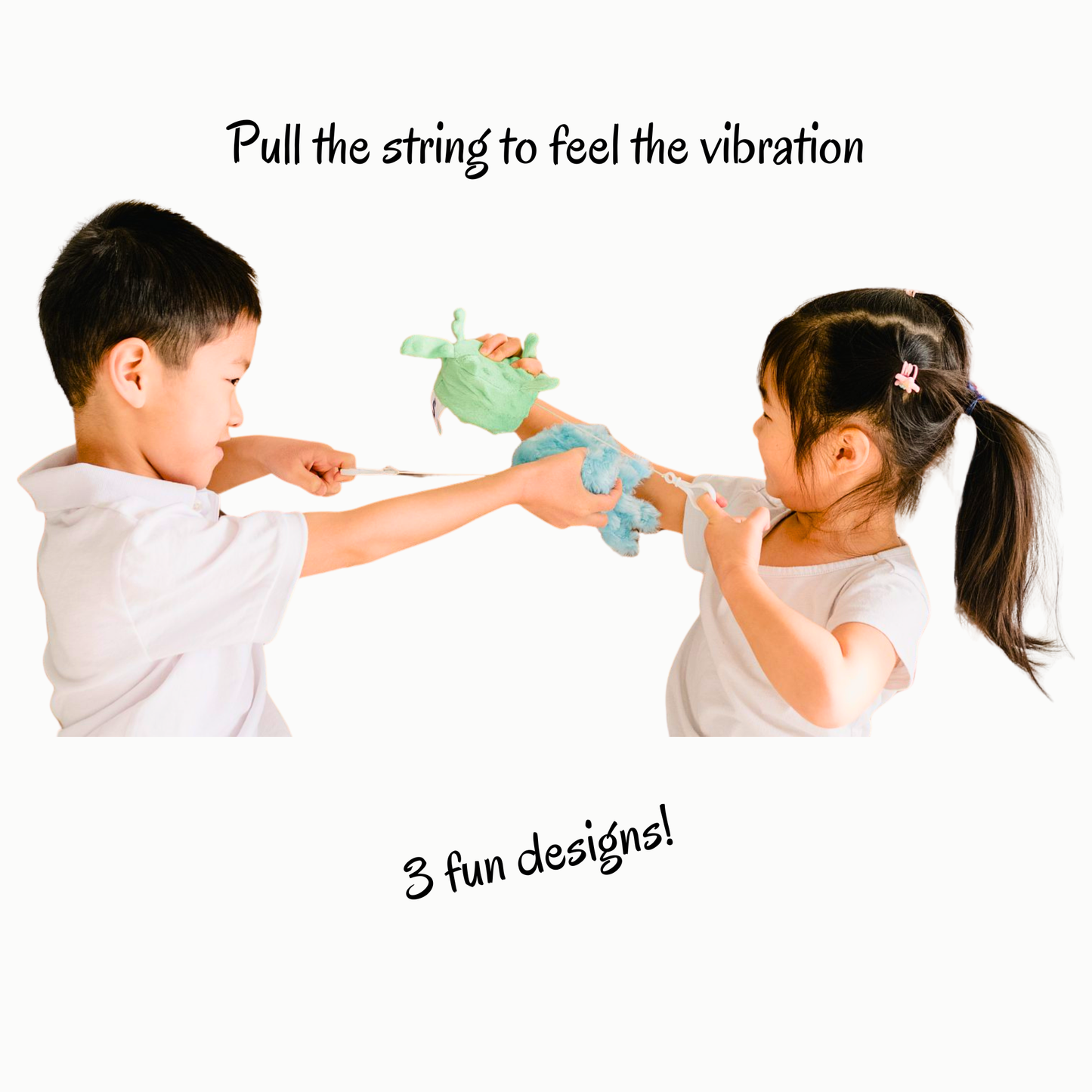 Children using Senseez Attachables Vibrating Cushions