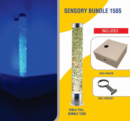Bubble Tube Sensory Column Water Feature with LED lights