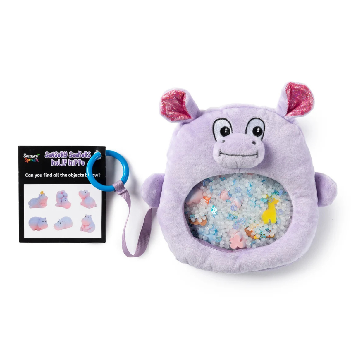 Sensory Seekers Interactive seek and find toy hippo