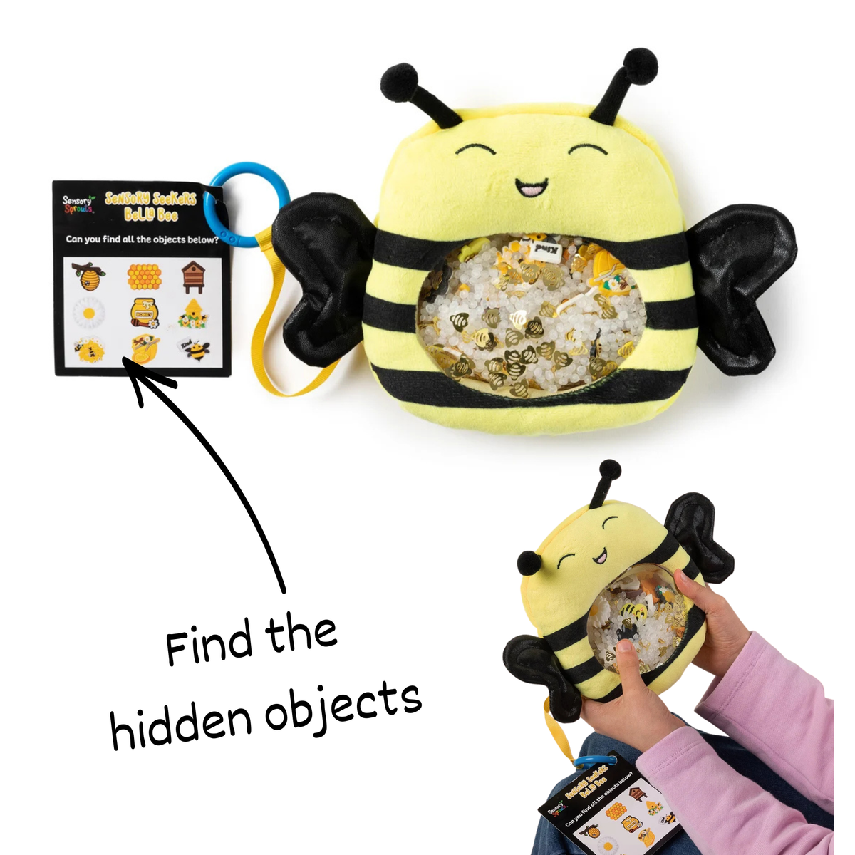 Sensory Seekers Interactive seek and find toy bee