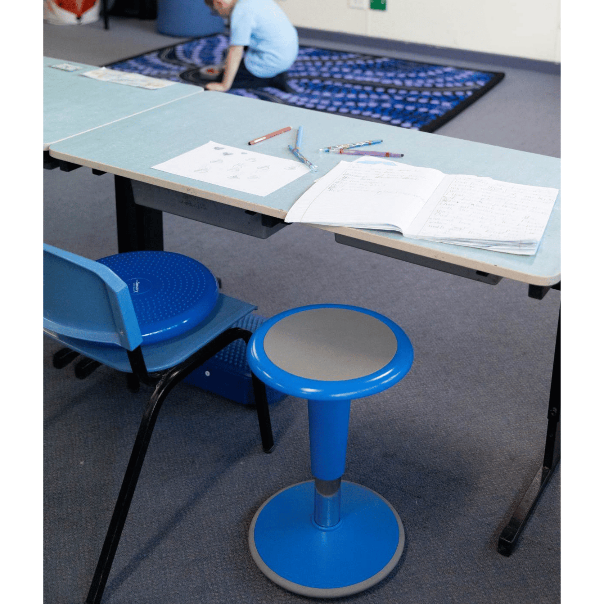 Sensory Specialist wriggle stool in classroom
