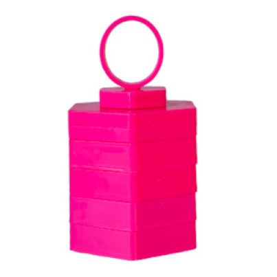 Sensory Stack Lantern Pink Hexagon