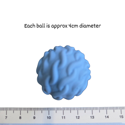 Magnetic Silicone Tactile Fidget Balls – 4 Pack