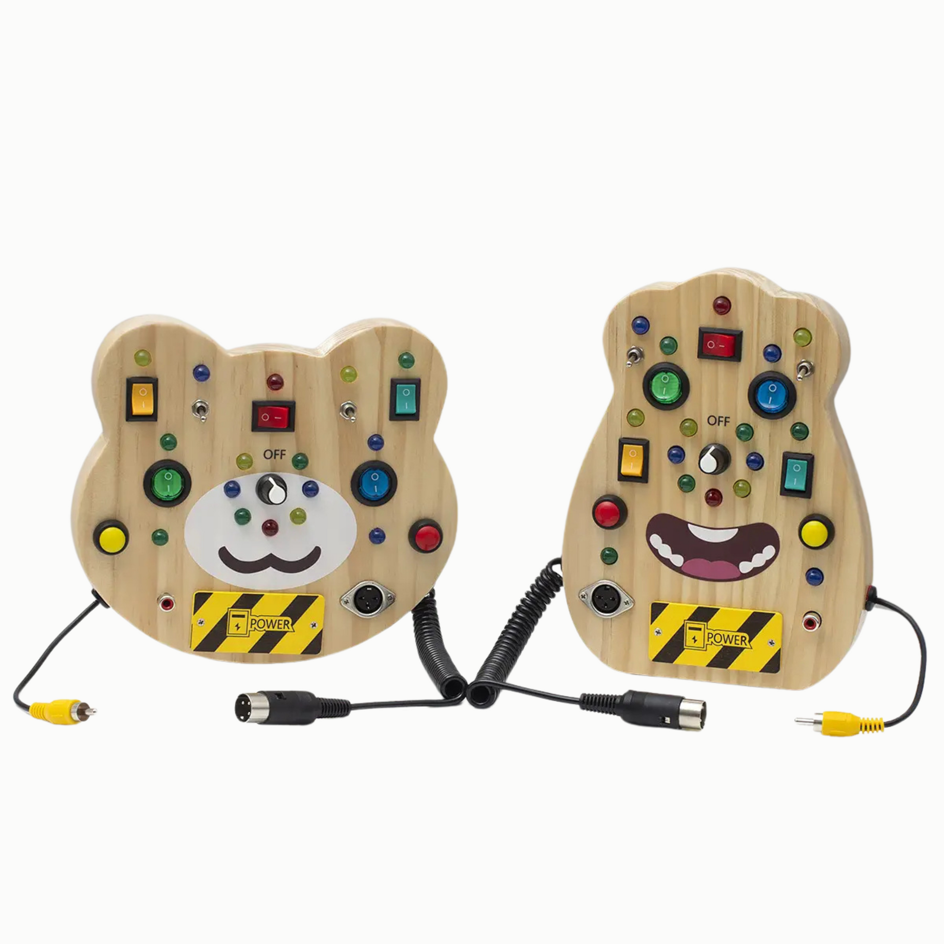 Sensory Street Wooden Light up LED Busy Board two designs