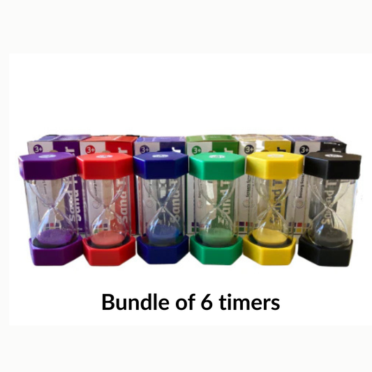 Sand Timer Bundle of 6 timers