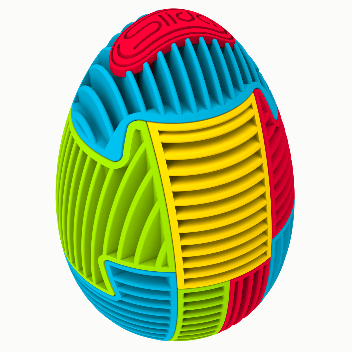 Slida Classic Egg 3D interlocking puzzle complete
