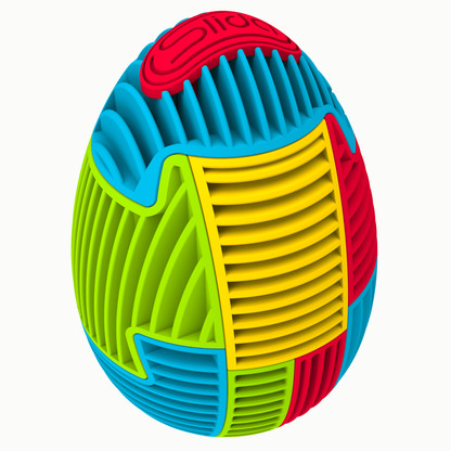 Slida Classic Egg 3D interlocking puzzle complete