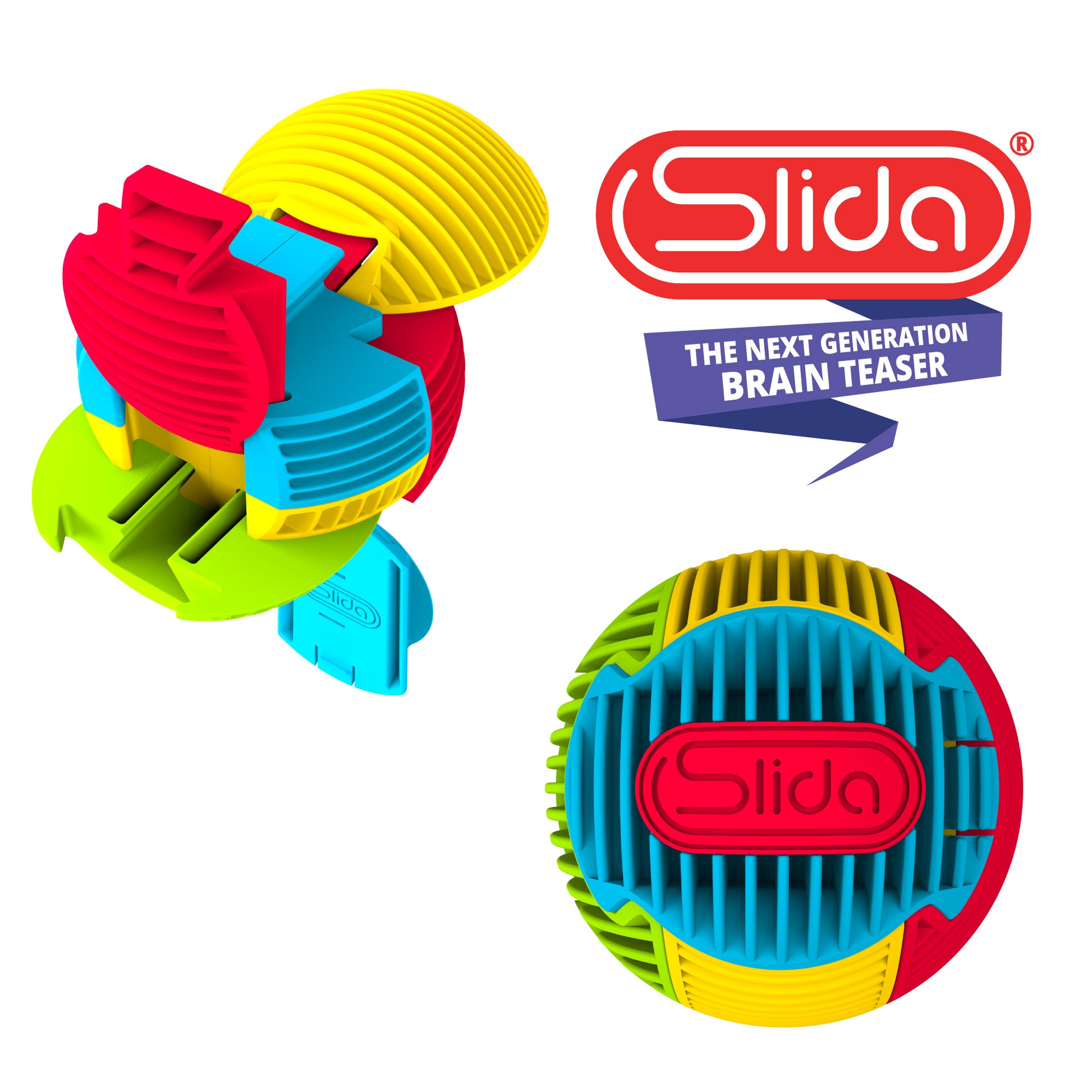 Slida Sphere Classic Puzzle pieces and complete