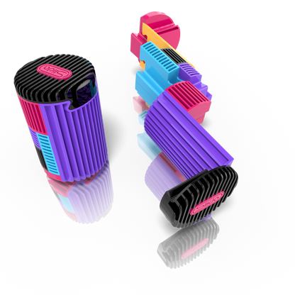 Slida Classic Cylinder 3D Interlocking Puzzle black pieces
