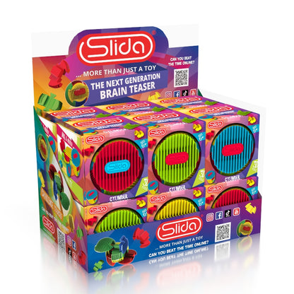 Slida Classic Cylinder 3D Interlocking Puzzle in boxes