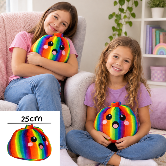 Smoosho Dumpling Cushion Rainbow main image