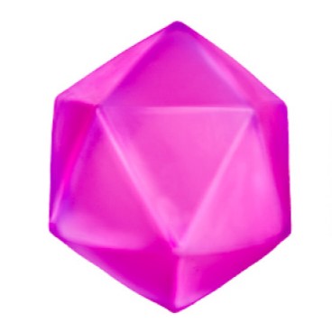 Smoosho Polyhedron Jelly Squishy pink