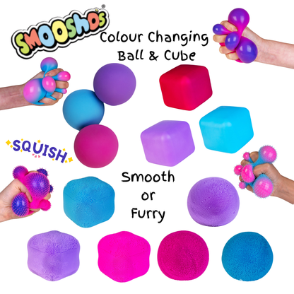 Smoosho Colour Change Ball and Cube