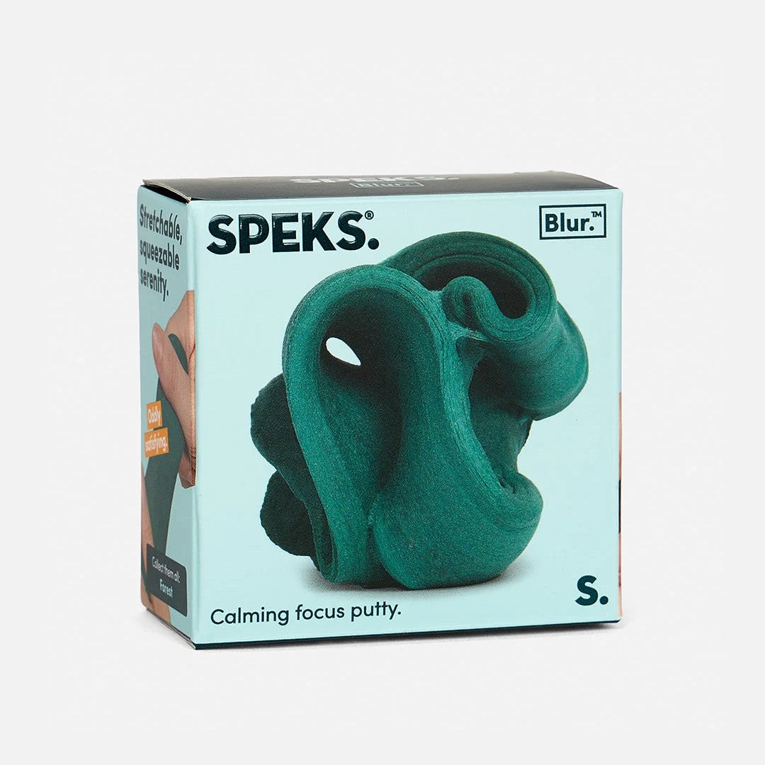 Speks Blur Focus Putty Forest green