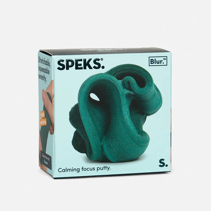 Speks Blur Focus Putty Forest green