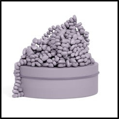 Speks Crags magnetic ferrite putty lavender