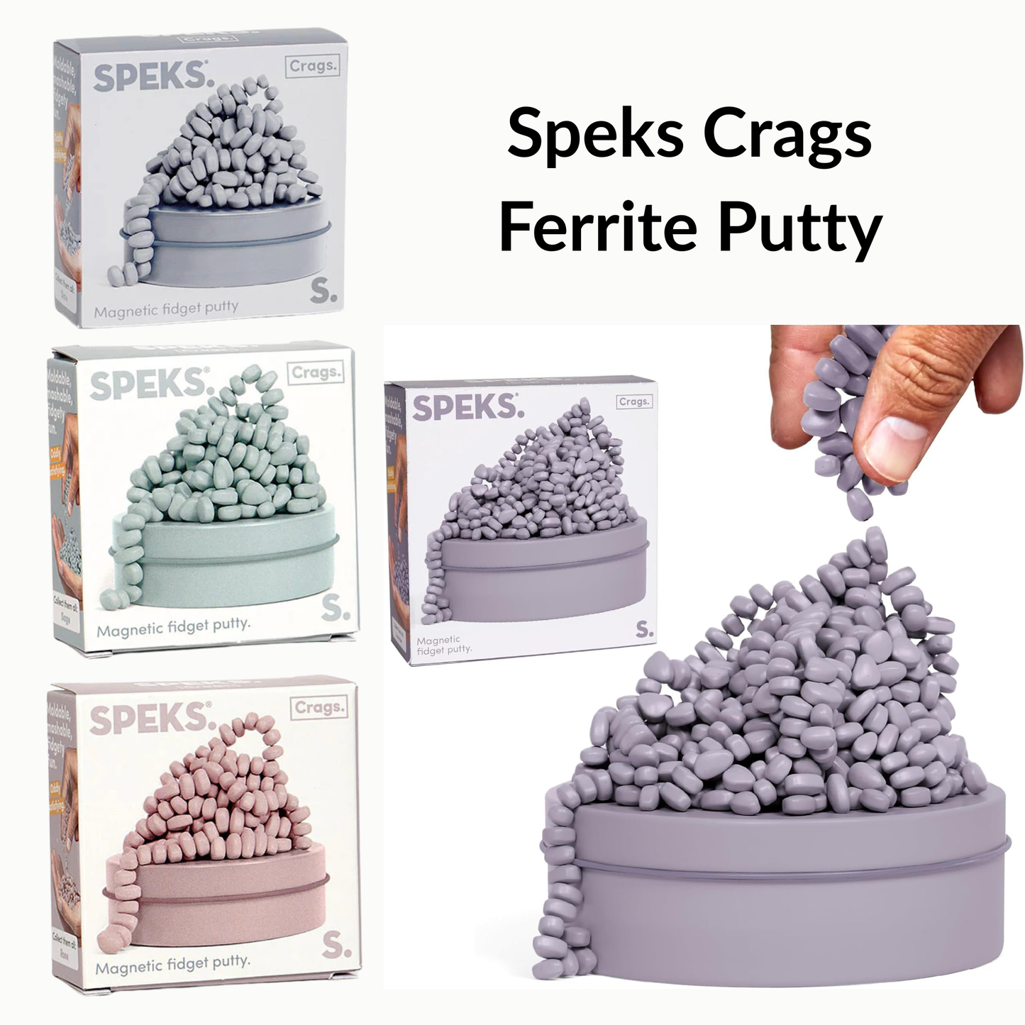 Speks Crags magnetic ferrite putty neutral Main image
