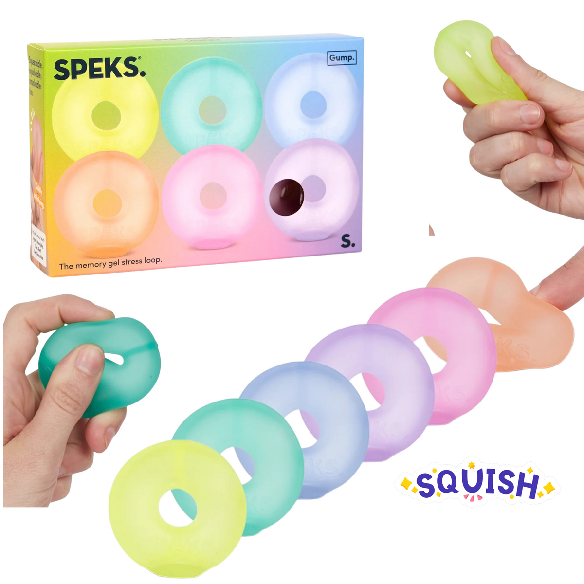 Speks Mini Loop Gumps Pack of 6