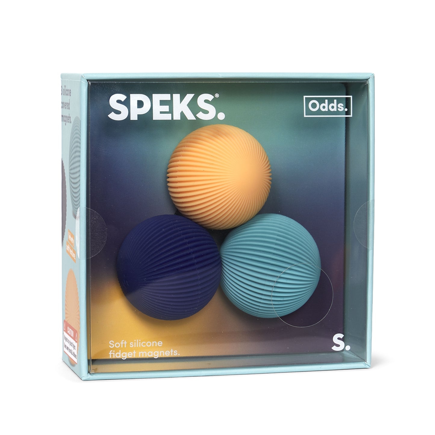 Speks Odds Silicone Magnets Vivid Blue Lines