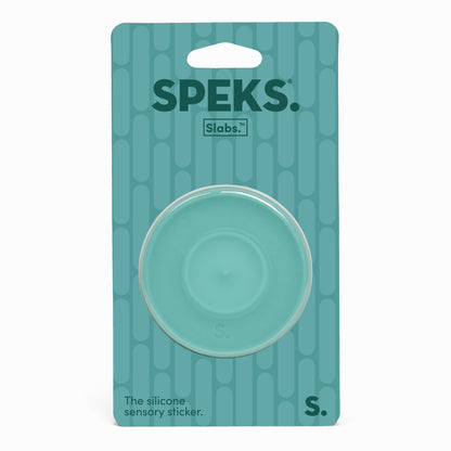 Speks Slabs Silicon Sensory Stickers Circle path green
