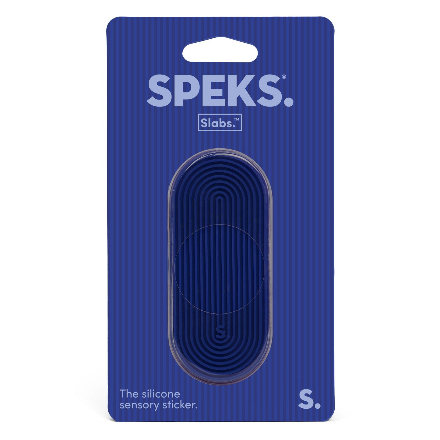Speks Slabs Silicon Sensory Stickers tab grooves blue