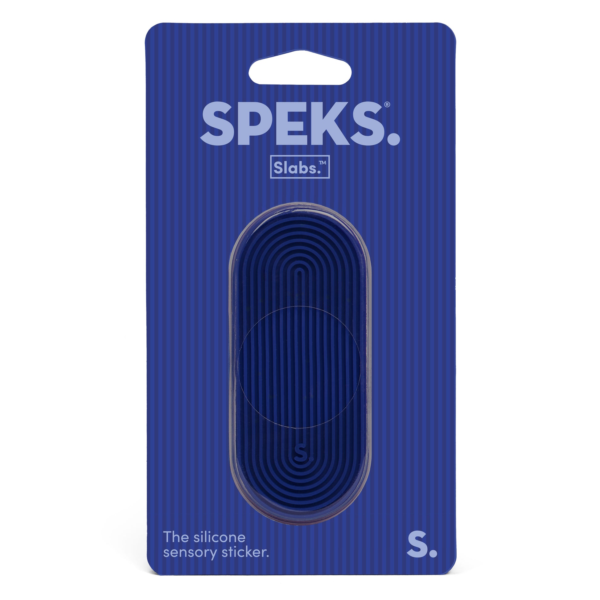 Speks Slabs Silicon Sensory Stickers tab grooves blue