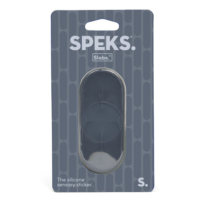 Speks Slabs Silicon Sensory Stickers tab path grey
