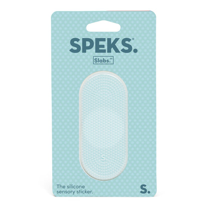 Speks Slabs Silicon Sensory Stickers static teal