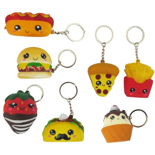 Squishy Food Keyring