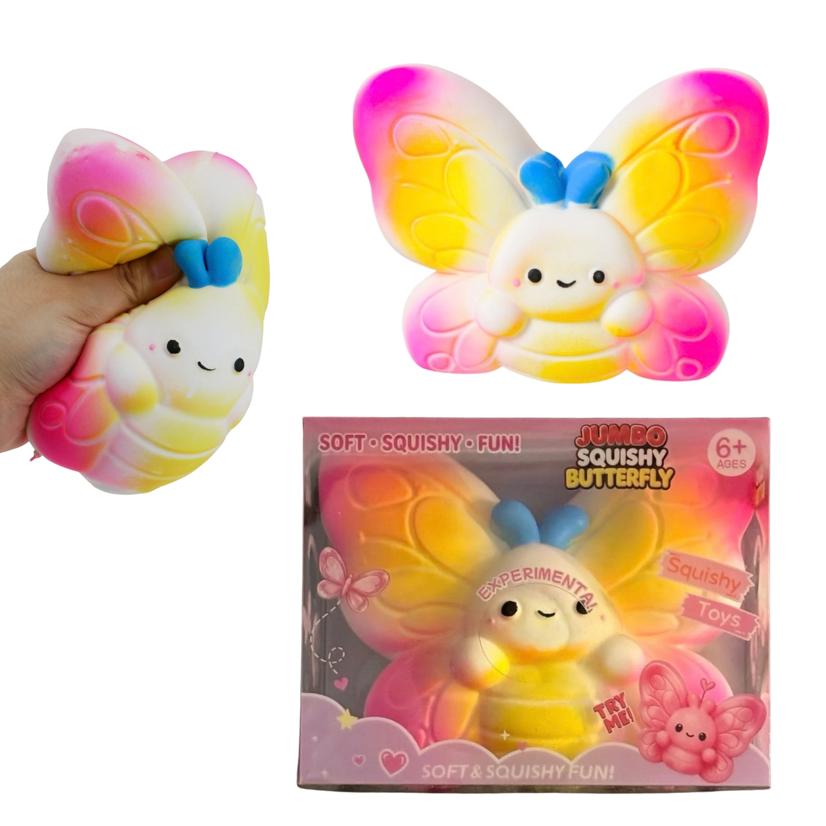 Squishy Jumbo Butterfly 17cm